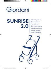 Giordani SUNRISE 2.0 Guide D'utilisation