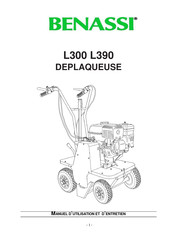 Benassi L300 Manuel D'utilisation Et D'entretien