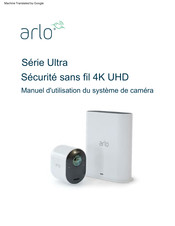 Arlo Ultra Série Manuel D'utilisation