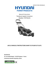 Hyundai power products HTDT561ES Manuel D'instructions