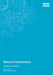 Atlas Copco X-Air+ 750-25 Manuel D'instructions