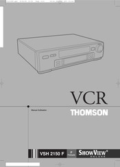 THOMSON ShowView Deluxe VSH 2150 F Manuel D'utilisation