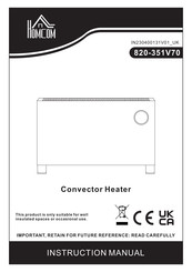 HOMCOM 820-351V70 Mode D'emploi