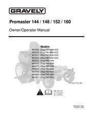 Gravely 991019 Manuel D'utilisation