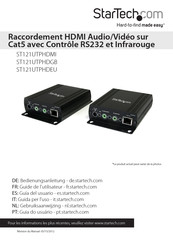 StarTech ST121UTPHDEU Guide De L'utilisateur