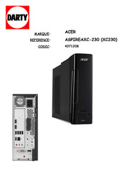 Acer ASPIRE AXC-230 Manuel D'utilisation