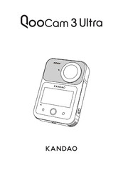 KanDao QooCam 3 Ultra Mode D'emploi