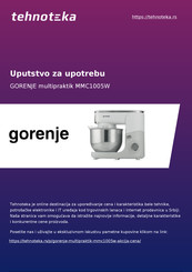 Gorenje MMC1005W Notice D'utilisation