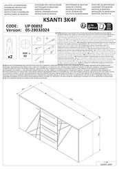 Forma Ideale UP 00892 Instructions D'assemblage