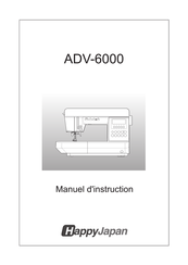 HappyJapan ADV-6000 Manuel D'instruction