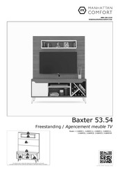 Manhattan Comfort Baxter 53.54 218BMC6 Instructions De Montage