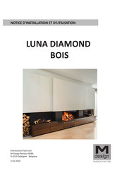 M Design LUNA DIAMOND Notice D'installation Et D'utilisation