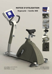 Techmed Ergocycle-Cardio 400 Notice D'utilisation