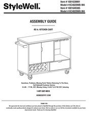 StyleWell 1001649385 Guide D'assemblage