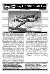 REVELL Fairey GANNET AS.1./4 Mode D'emploi