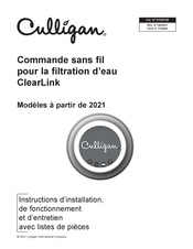 Culligan ClearLink Connect Instructions D'installation, De Fonctionnement Et D'entretien