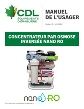 CDL NANO RO 81018 Manuel De L'usager