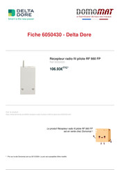 Delta Dore RF 660 FP Guide D'installation Et D'utilisation