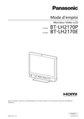 Panasonic BT-LH2170E Mode D'emploi