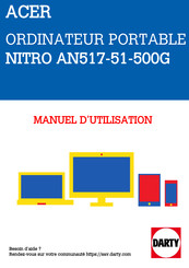 Acer AN517-51-500G Manuel D'utilisation