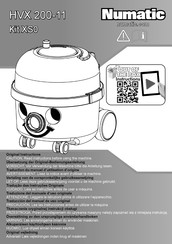 Numatic HVX 200-11 Traduction Du Manuel D'utilisation D'origine