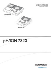 Xylem WTW pH/ION 7320P Guide De Démarrage Rapide