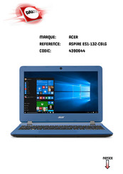 Acer ES1-132 Manuel D'utilisation