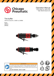 Chicago Pneumatic CP873C Manuel D'exploitation