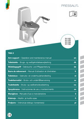 Pressalit TMA 3 R1195 Manuel D'utilisation Et D'entretien