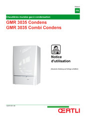 OERTLI GMR 3035 Combi Condens Notice D'utilisation