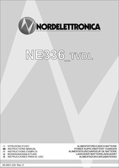 Nordelettronica NE336-TVDL Instructions D'emploi