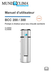 mundoclima CL45094 Manuel De L'utilisateur