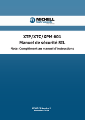 Michell Instruments XTC601 Manuel D'instructions