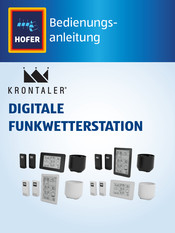 Krontaler 838535 Mode D'emploi