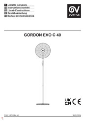 Vortice GORDON EVO C 40 Livret D'instructions