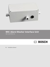 Bosch MIC-ALM-WAS-24 Manuel D'installation