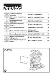 Makita DLS600Z Manuel D'instructions