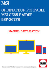 MSI 9SF-267FR Manuel D'utilisation