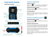 Kane KANE460 Guide Rapide