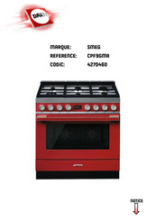 Smeg CPF9GMR Mode D'emploi