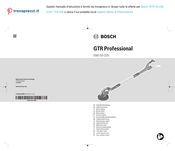 Bosch GTR Professional 550 Notice Originale