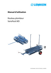 LEMKEN VARIOPACK WD Manuel D'utilisation