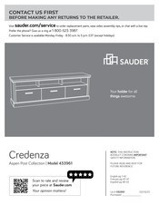 Sauder 433961 Instructions D'assemblage