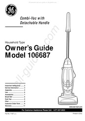 GE 106687 Guide Du Propriétaire