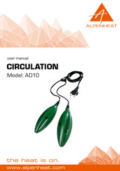 ALPENHEAT CIRCULATION AD10 Mode D'emploi