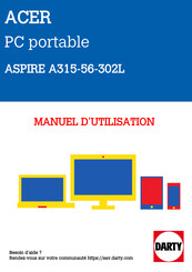 Acer A315-56-302L Manuel D'utilisation