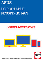 Asus N705FD-GC148T Manuel Électronique