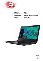 Acer A315-41 Manuel D'utilisation