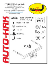 AUTO-HAK C51A Instructions De Montage