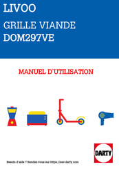 Livoo DOM297VE Notice D'utilisation